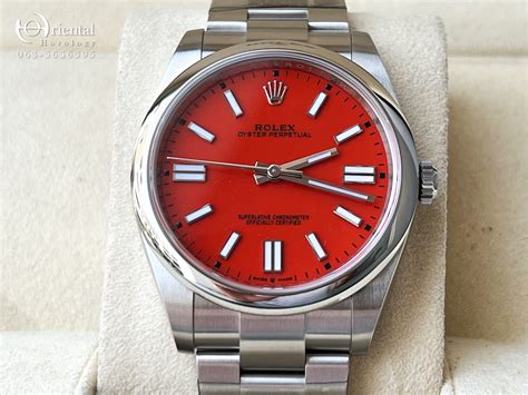 rolex red oyster